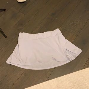 Lavender lululemon short pleated skirt